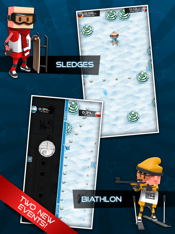 Screenshot #1 for Flick Champions Winter Sports