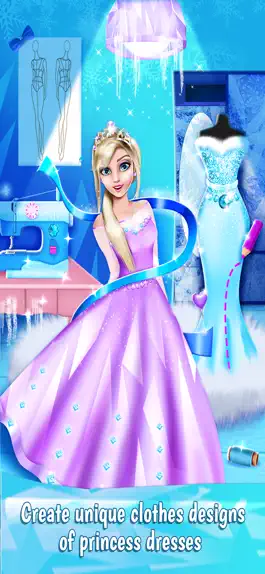 Game screenshot Ice Princess Dress Designer apk