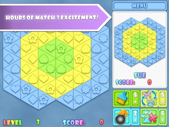 Screenshot #1 for Fitz: Match 3 Puzzle Game