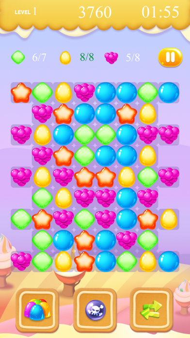 Sweetmania match3 offline game screenshot 2