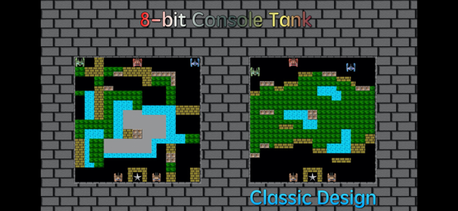 Captura de pantalla del tanc de la consola de 8 bits