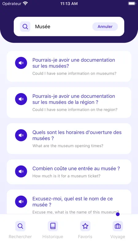 Dictionnaire Anglais~Français screenshot 4 of 5