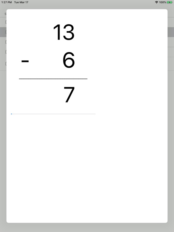 Screenshot #4 pour Subtraction Flash Cards Hooda