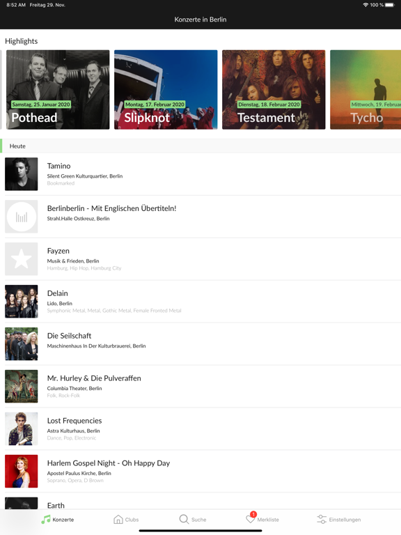 Screenshot #4 pour MYGIGS