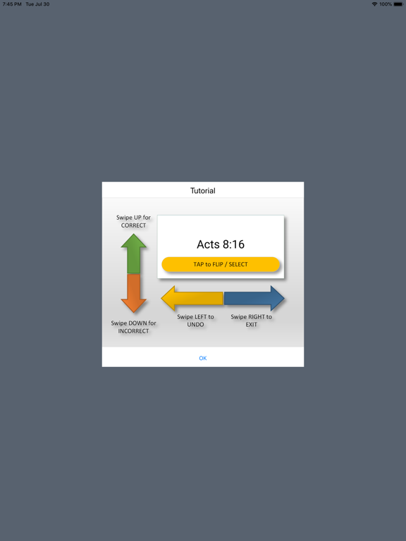 BQ Verse Cards - Team iPad screenshot 1 - Education app