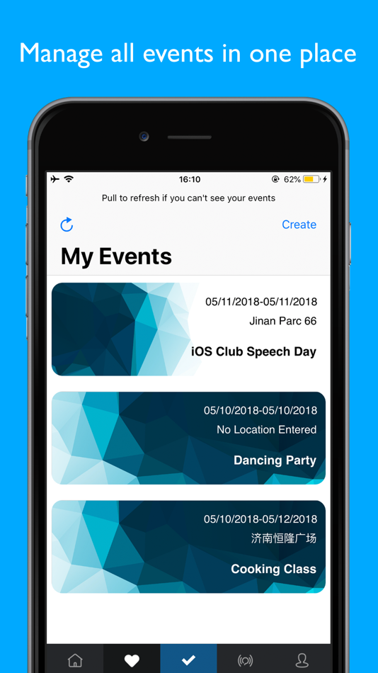 #3. EventFlows (iOS) By: Shunzhe Ma