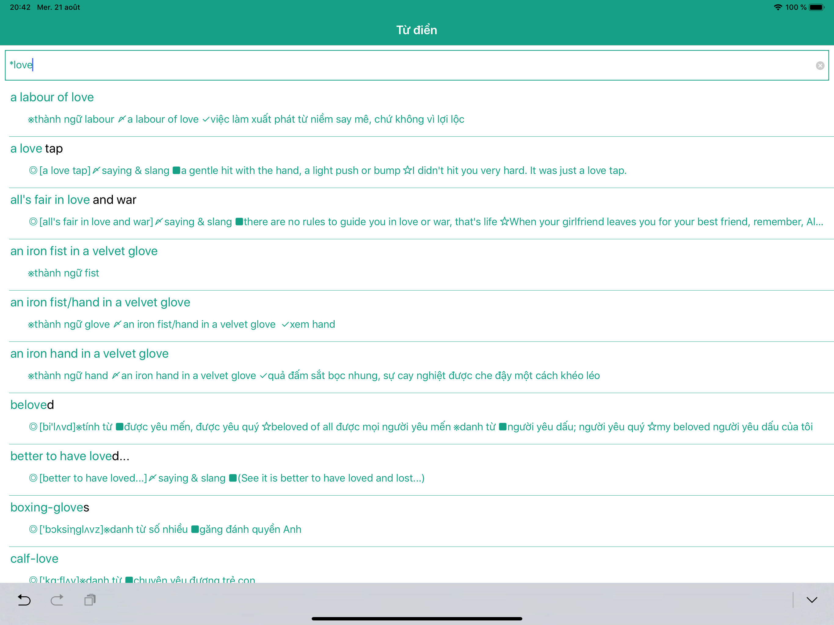 Từ điển Anh Việt (TygonDict) screenshot 9