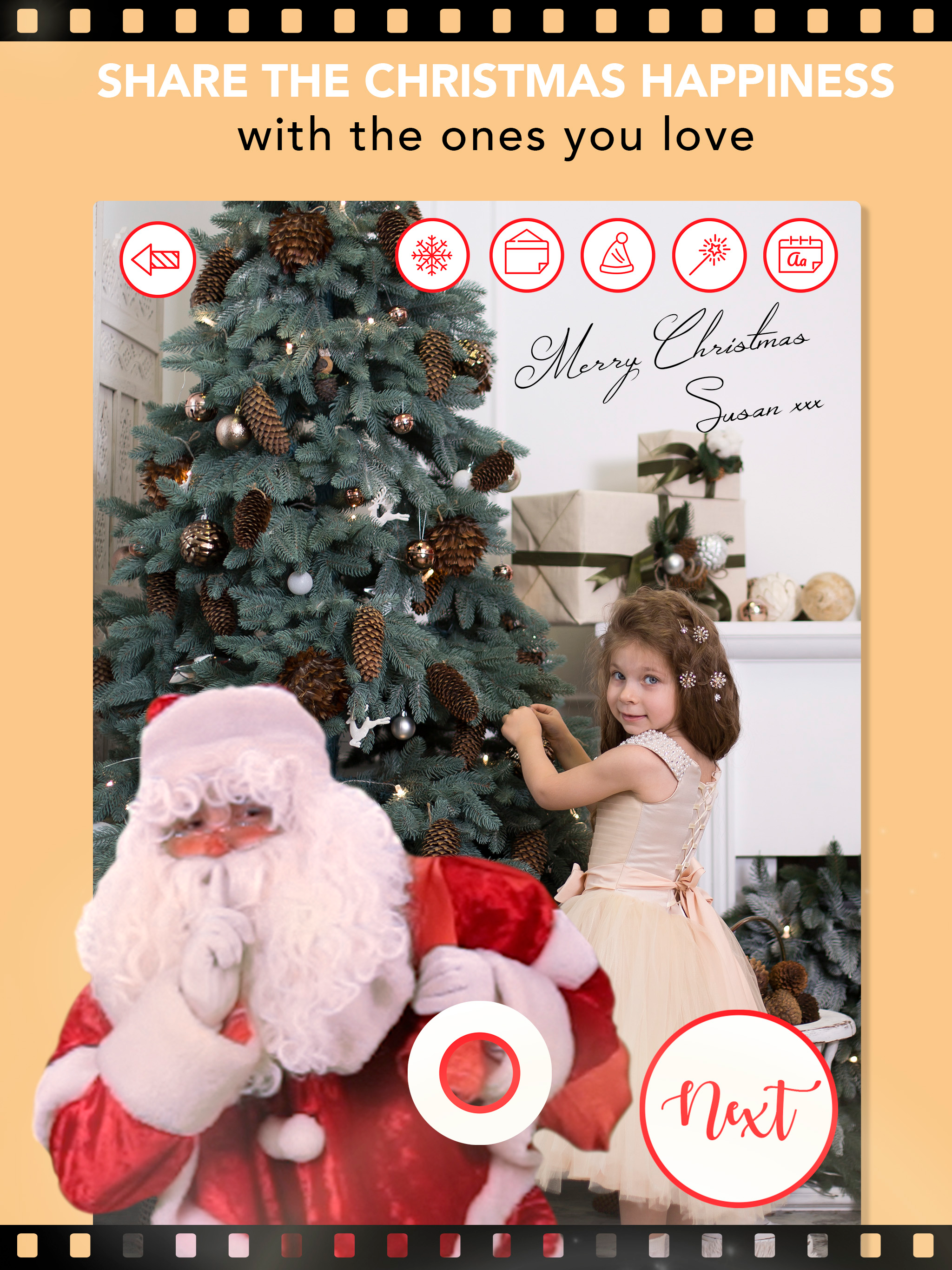 Your video with Santa Claus