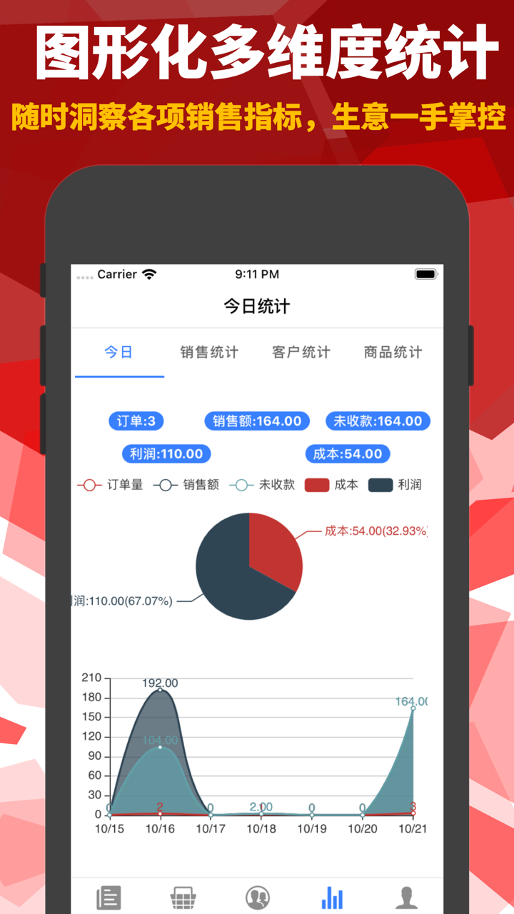 昼虎微订单:微商代购记账工具 screenshot 5