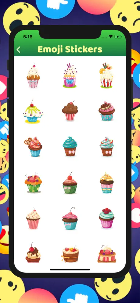 Emoji Face Stickers