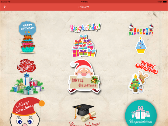 Screenshot #6 pour E-Cards Greeting App