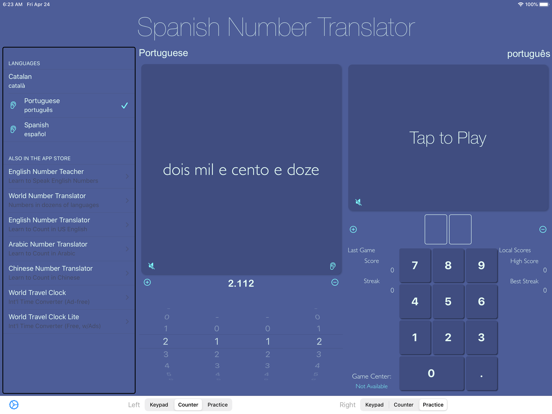 Screenshot #5 pour Spanish Numbers Translator