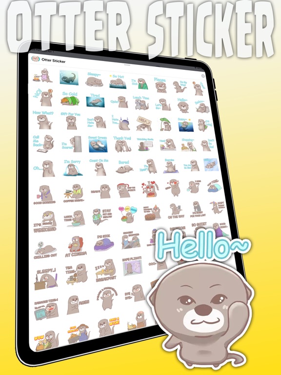 Screenshot #4 for Otter Sticker