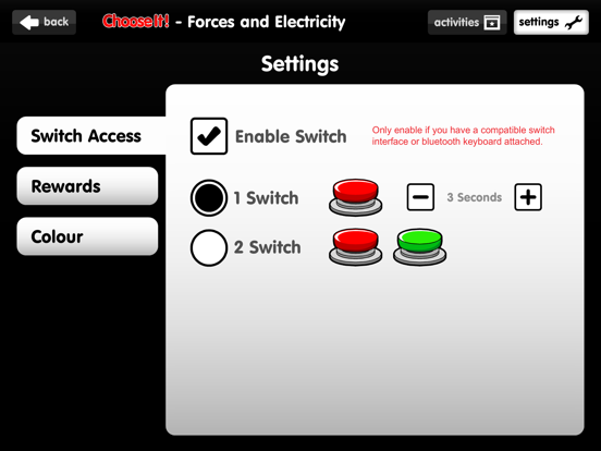 ChooseIt! Science iPad screenshot