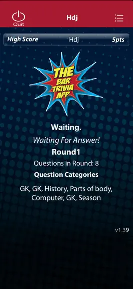 Game screenshot THEBarTriviaApp hack