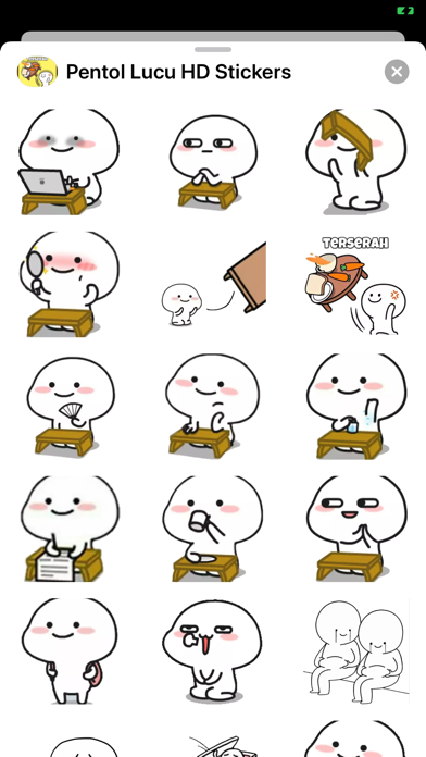 Screenshot #1 pour Top Pentol Lucu Stickers HD