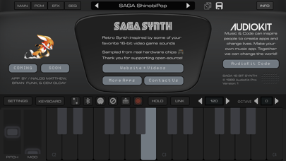 SAGA Synth screenshot 2