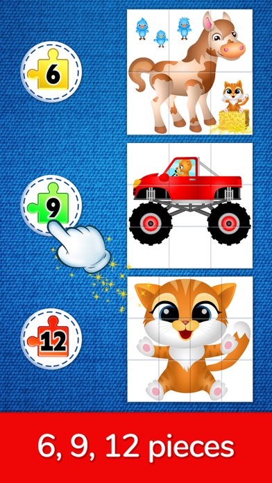 123 Kids Fun Puzzle Blue Games Screenshot