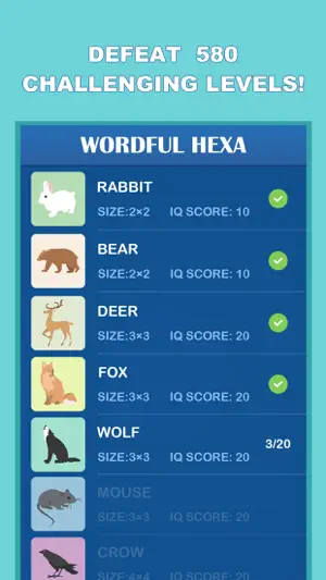 Wordful Hexa-Brain Word Search screenshot 3