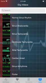 EKG Clinical screenshot