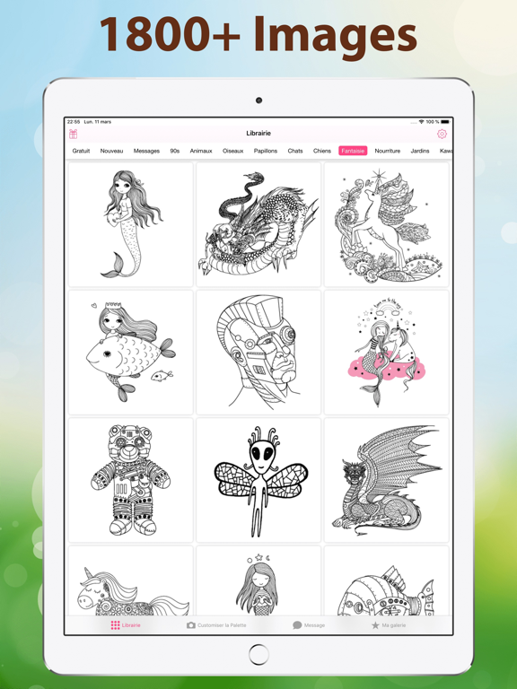 Screenshot #5 pour Coloring book for adults apps