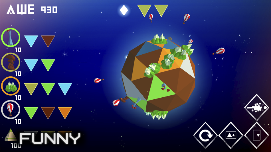 #3. AWE: Relaxing clicker planets (iOS) Podle: Cooking and Publishing