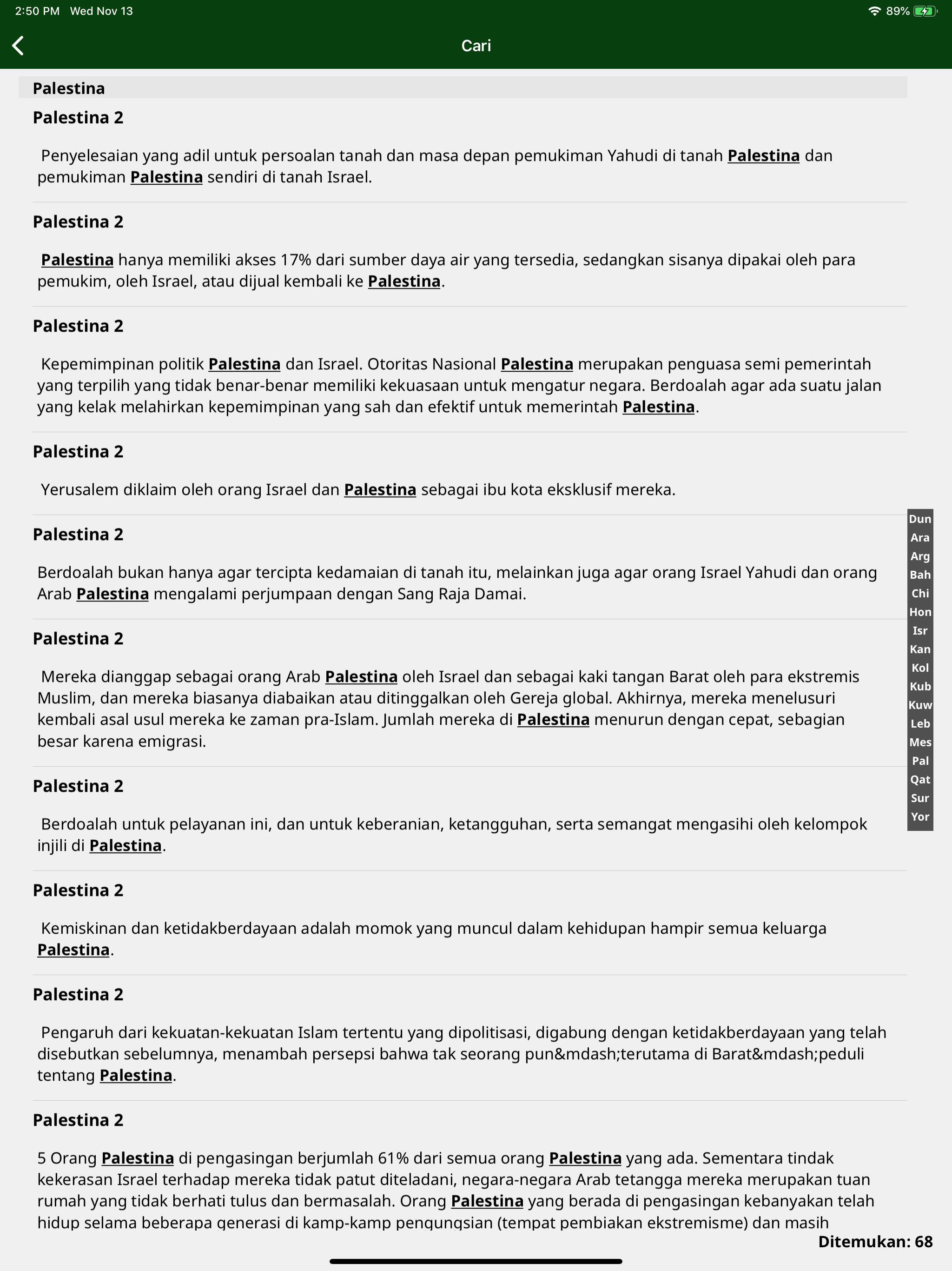 Doa seDunia -- Operation World screenshot 11