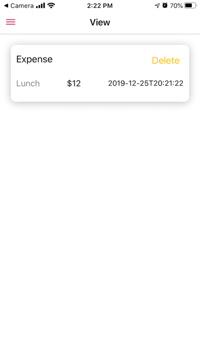 Expense Tracker simple use screenshot 4