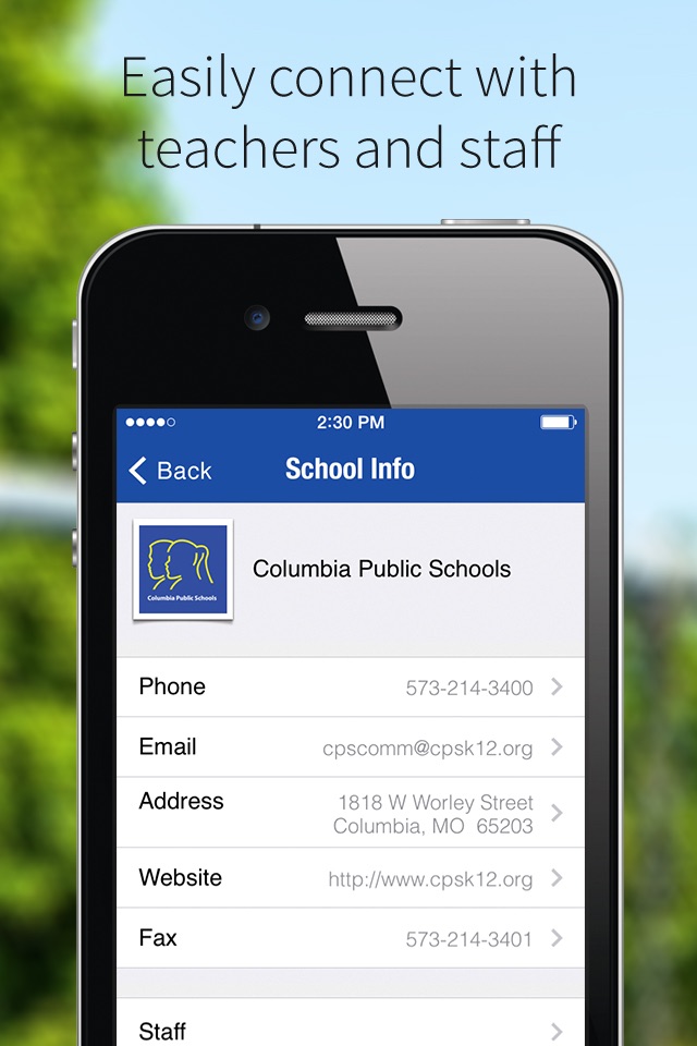 Columbia Public Schools screenshot 2