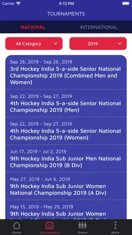 Game screenshot Hockey India Official App apk