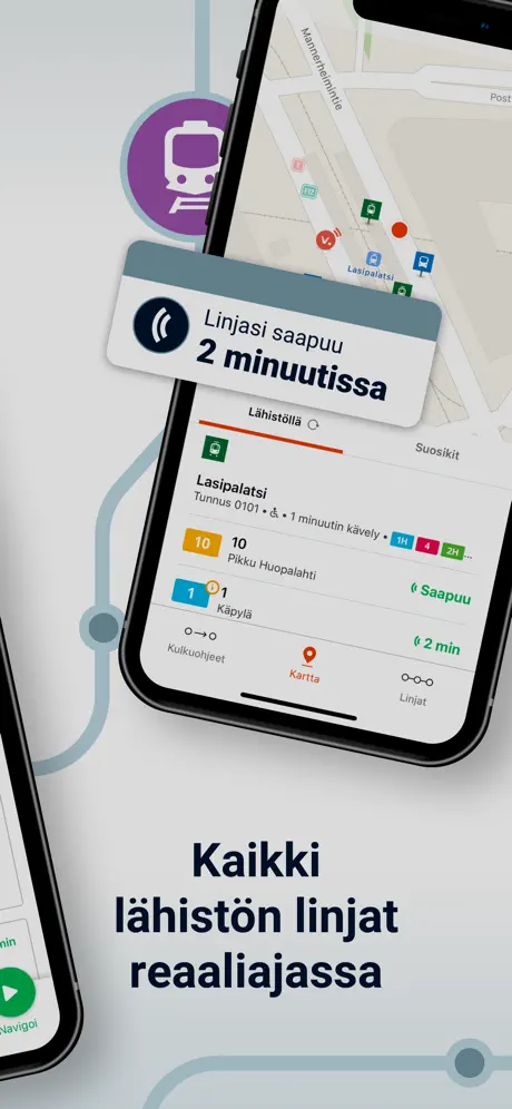 Moovit: julkinen liikenne