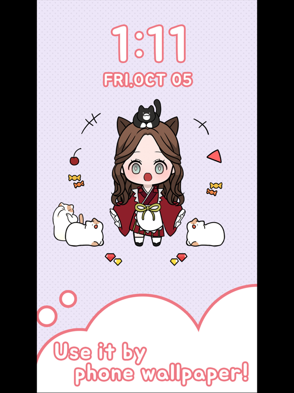 Unnie doll iPad screenshot 5 - Games app