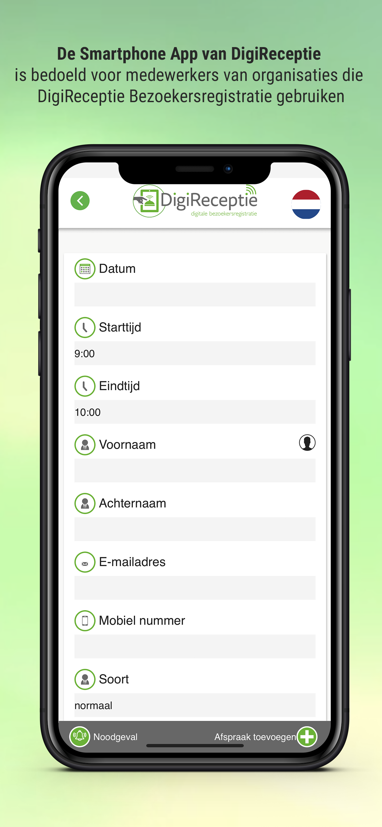 DigiReceptie Smartphone App screenshot 3