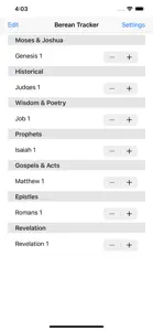 Berean Tracker screenshot #1 for iPhone