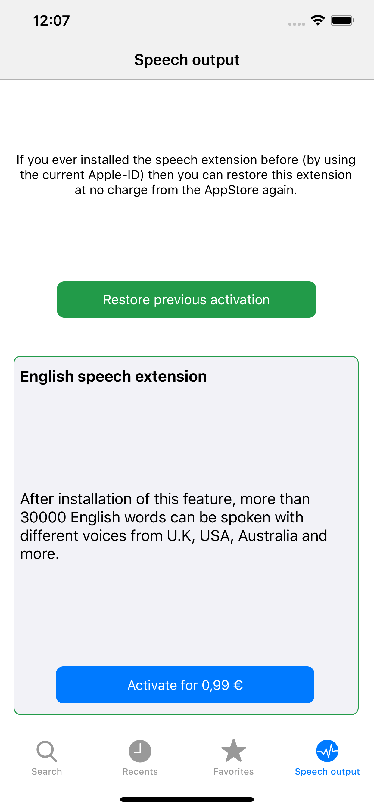 German Dictionary, Nifty Words screenshot 4