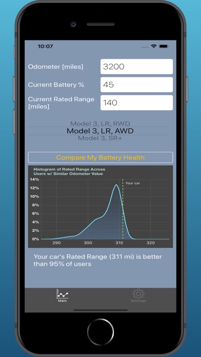 BatteryCompare: for EV Cars Screenshot