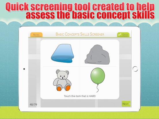 Screenshot #4 pour Basic Concepts Skills Screener
