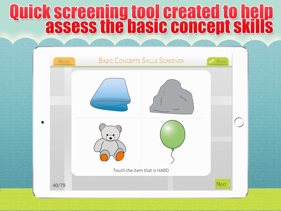 Basic Concepts Skills Screener - 3.3 - (iOS)