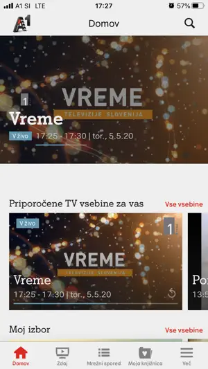 A1 Xplore TV Go (SI) screenshot 1