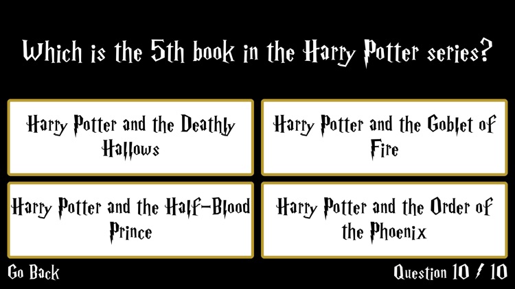 Fan Trivia for Harry Potter screenshot-3