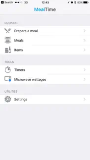 How to cancel & delete mealtime 1