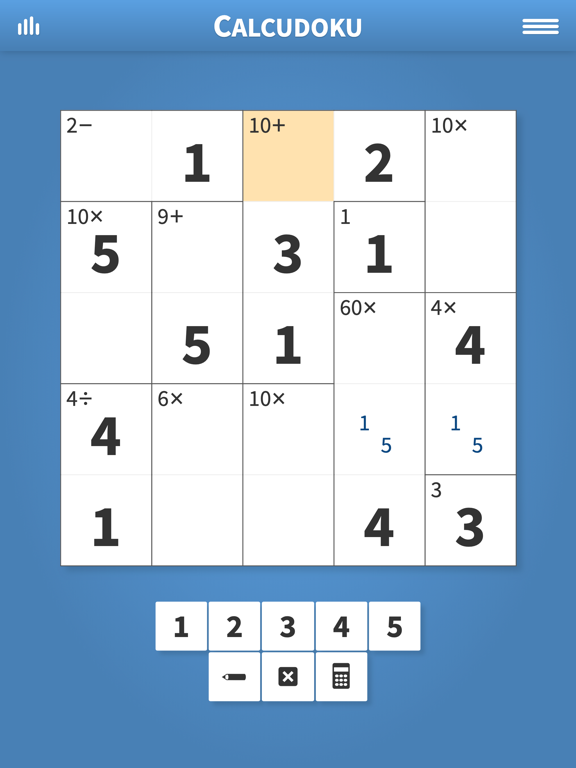 Screenshot #5 pour Calcudoku · Puzzles
