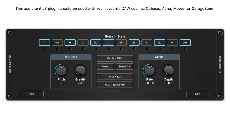 Vocal Soloist AUv3 Plugin screenshot 2 of 4