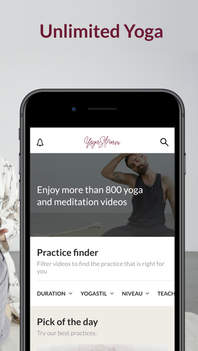 YogaStream: Yoga & Meditation Screenshot