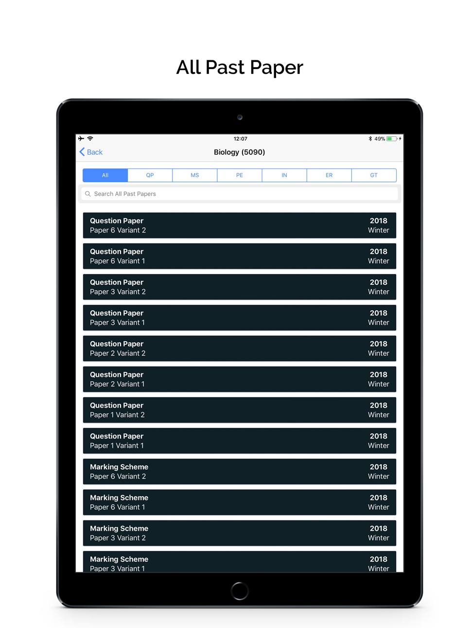 iPad screenshot