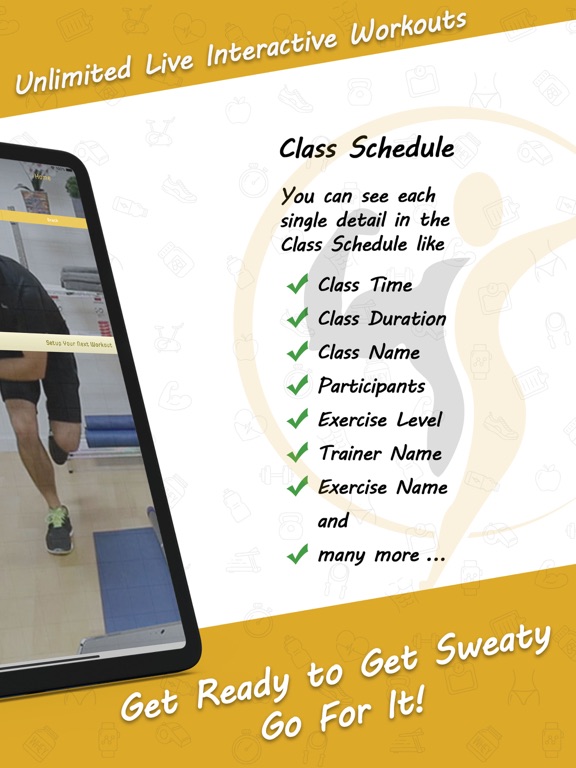 WebFitness: Live Workouts App iPad screenshot 2 - Health & Fitness app