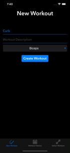 Workout Recorder screenshot #2 for iPhone