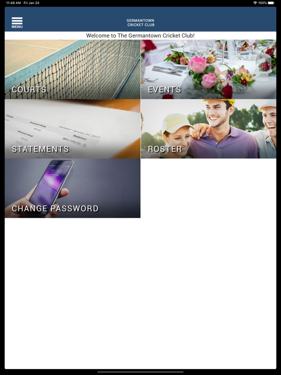 Germantown Cricket Club iPad screenshot 3 - Lifestyle app