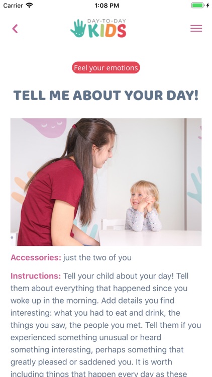 Day-to-day Kids for parents screenshot-3