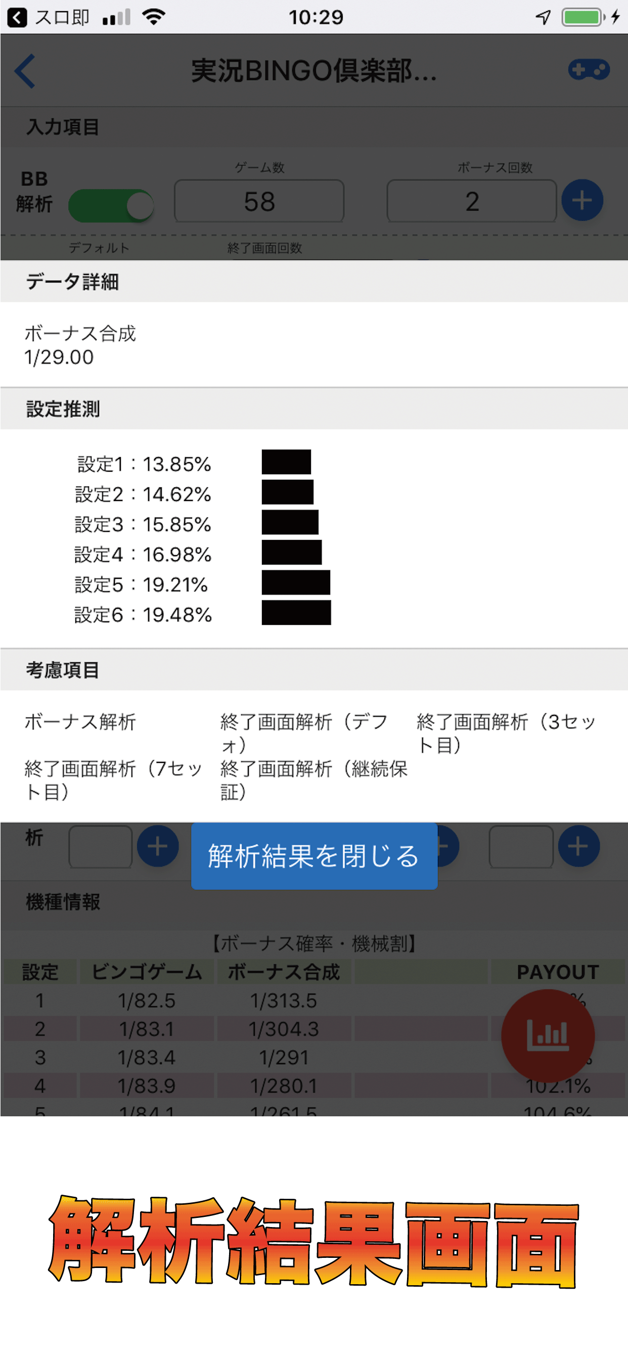 パチスロ 設定即判別